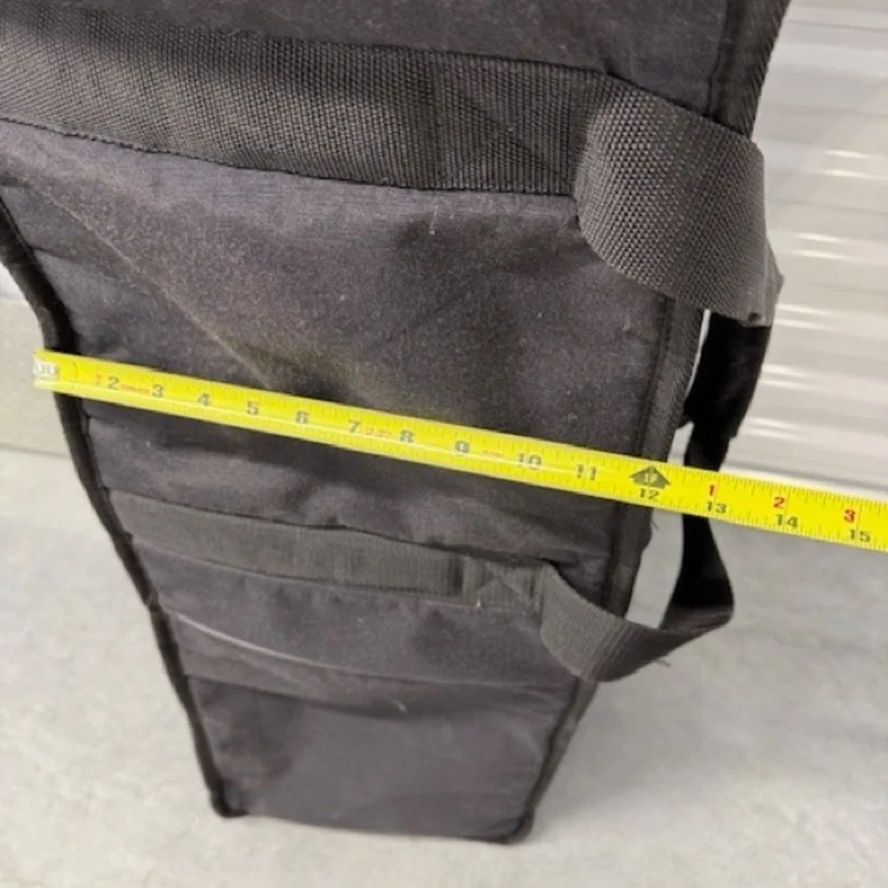 Black Padded‎ Gig Bag Carry Case for Instrument or Equipment Storage